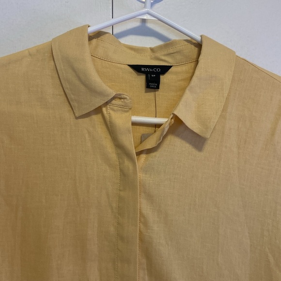 RW&Co Linen shirt dress, small - Picture 2 of 8